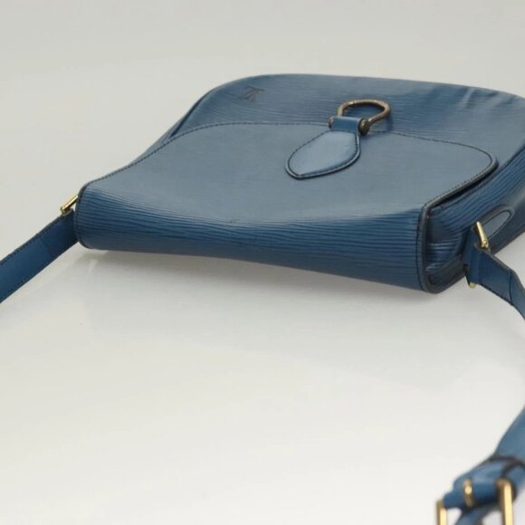 LOUIS VUITTON Epi Saint Cloud GM Shoulder Bag Toledo Blue - Picture 8 of 16